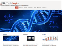 Tablet Screenshot of biotechlogic.com